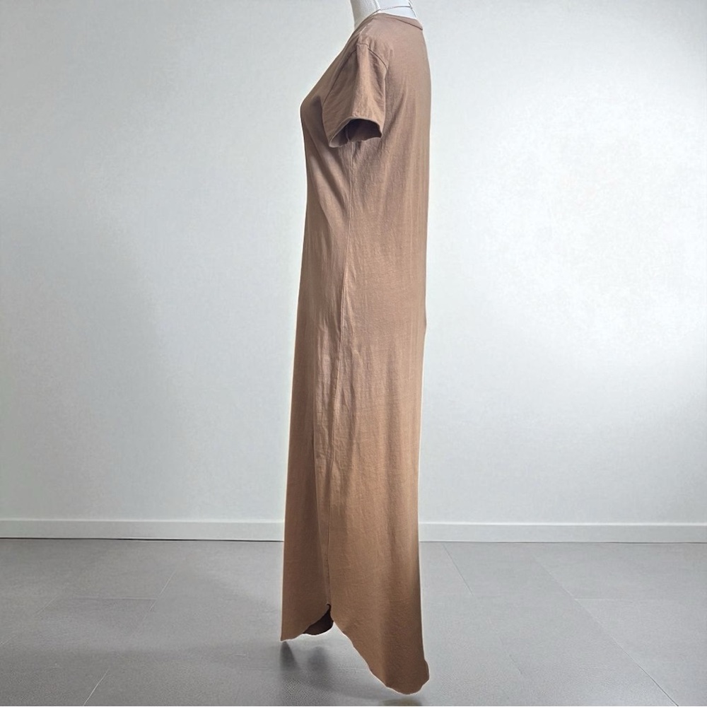 FRANK & EILEEN Harper Perfect Tee Maxi Dress in Cappuccino (S) - Picture 5 of 8